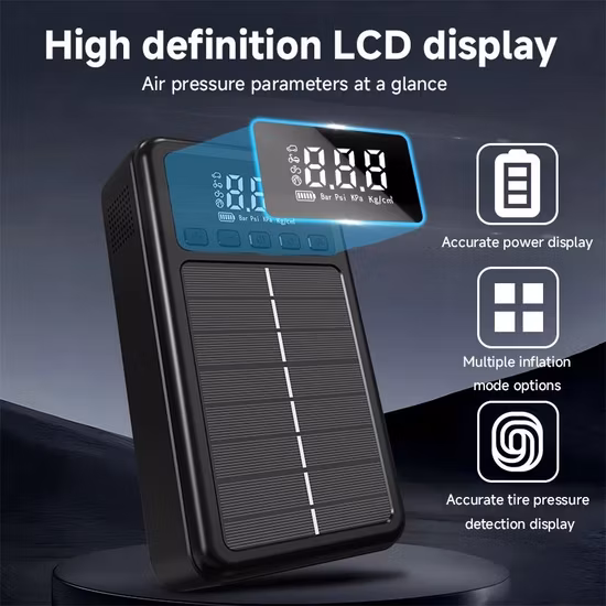 Compresseur d'air Portable pour voiture, démarreur de saut numérique, pompe automatique de 150psi, gonfleur de pneus de voiture, pour vélo, moto